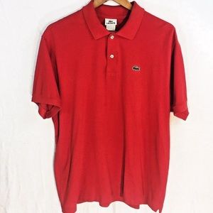 Lacoste men’s size 7 XL red polo